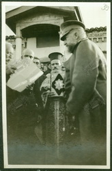 Mustafapaşa (Svilengrad) Belediye Başkanı, Kral Ferdinand'ı ağırlıyor
