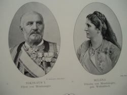I. Nikola ile kraliçe Milena