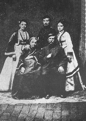 Radomir Putnik ailesiyle