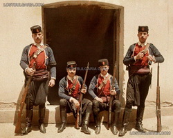 Bulgarlar çekildikten sonra Selanik'te Girit jandarmaları