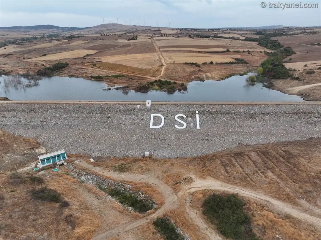 Edirne'de kuraklık su seviyelerini tehdit ediyor