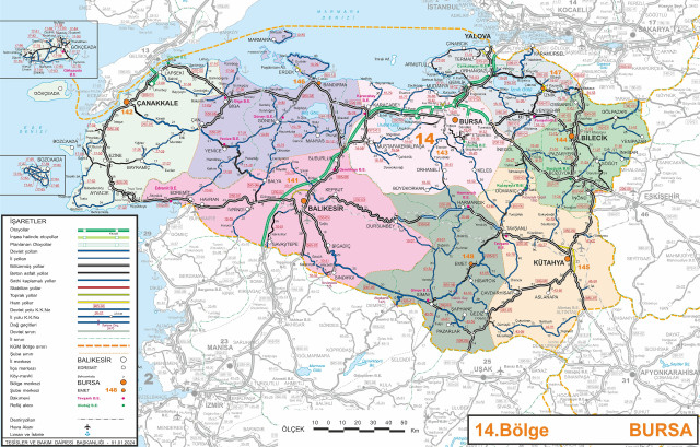 KGM 14. Bölge Haritası