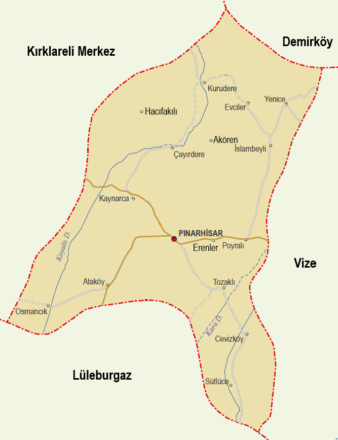 Pınarhisar Köyleri