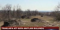 Traklara Ait Kaya Anıtları Bulundu